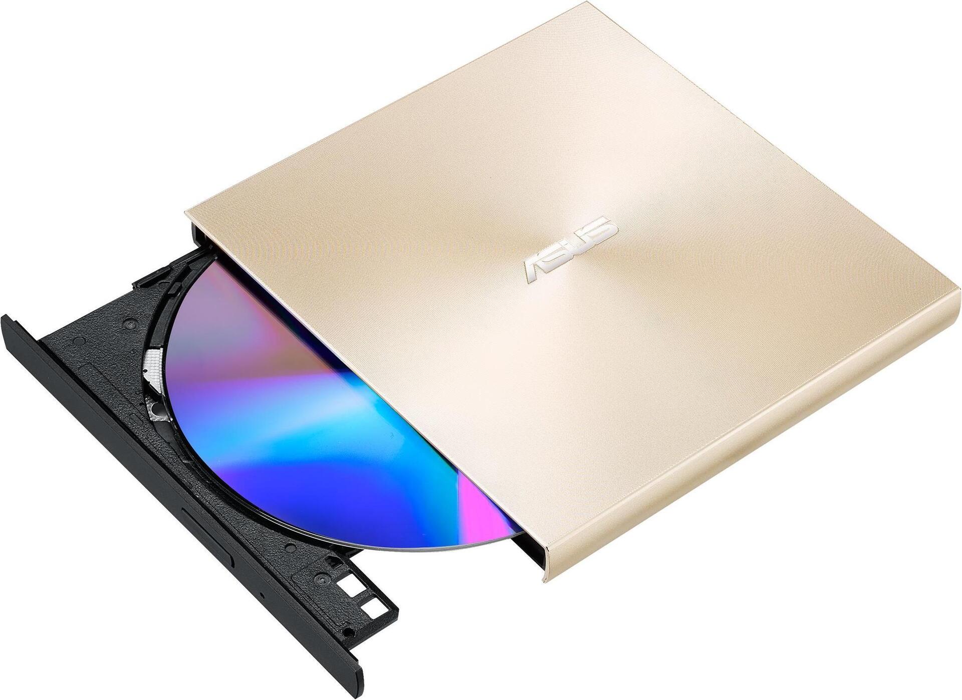 ASUS ZenDrive U8M SDRW-08U8M-U Externer DVD-Brenner USB-C 8x Gold