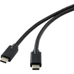 Renkforce RF-4531576 USB Kabel 2 m USB 3.2 Gen 2 (3.1 Gen 2) USB C Schwarz (RF-4531576)