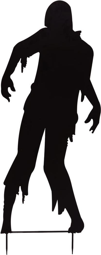 EUROPALMS Silhouette Metall Zombie Mann, 135cm (83505105)