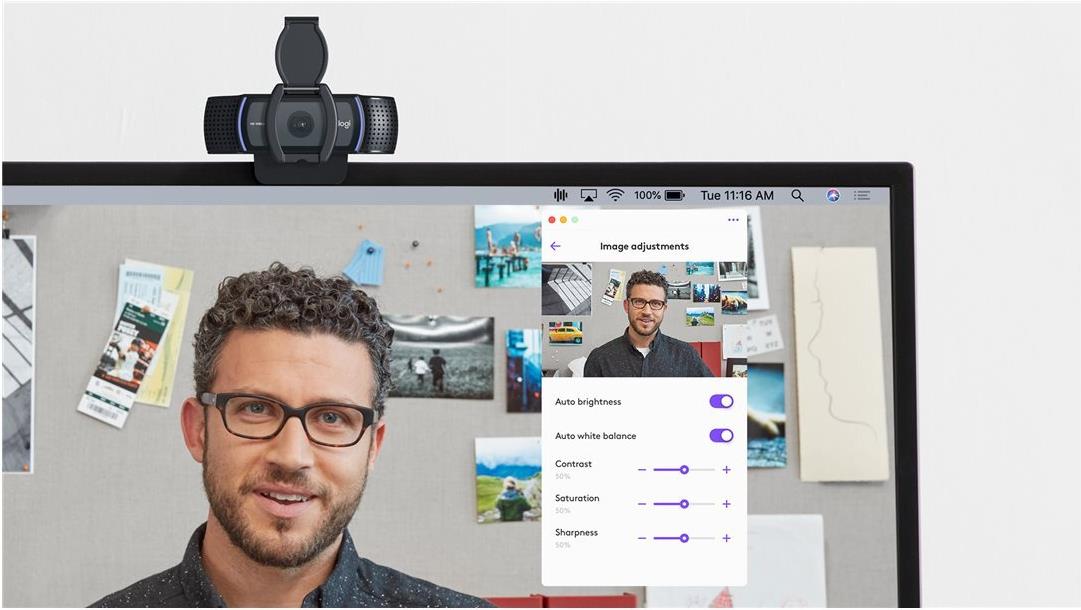 Logitech C920e HD Webcam 1080p USB 3.2 Gen 1 Schwarz