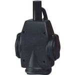 ABL Schuko-Gummi-Hängekupplung 1473190 schwarz 2-polig+E 16A 250V 1473190 (1473190)