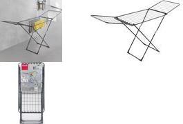 metaltex Flügelwäschetrockner Fuji ONYX, matt-schwarz Material: Epoxidbeschichtetes Stahlror, Kunststoff, - 1 Stück (407908000)