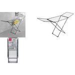 metaltex Flügelwäschetrockner Fuji ONYX, matt-schwarz Material: Epoxidbeschichtetes Stahlror, Kunststoff, - 1 Stück (407908000)