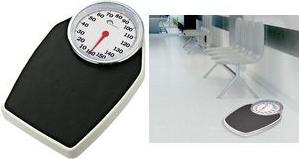 Little balance Analoge Personenwaage PRO M 160, schwarz mechanischer Betrieb, keine Batterien nötig, analoges - 1 Stück (LB 8135)