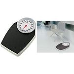 Little balance Analoge Personenwaage PRO M 160, schwarz mechanischer Betrieb, keine Batterien nötig, analoges - 1 Stück (LB 8135)