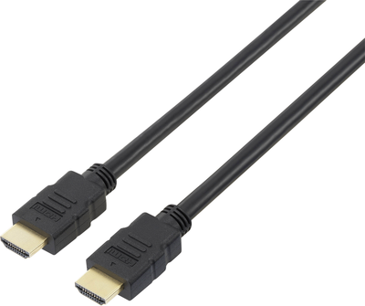 SpeaKa Professional HDMI Anschlusskabel [1x HDMI-Stecker - 1x HDMI-Stecker] 15 m Schwarz (SP-7870116)