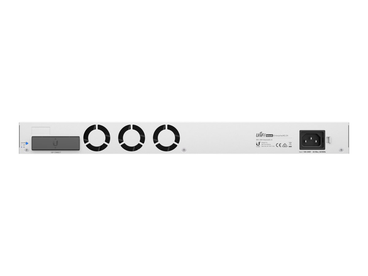 Ubiquiti UniFi Enterprise XG 24 Managed L3 Switch 24x 10GbE RJ-45 + 2x 25G SFP28 Edelstahl