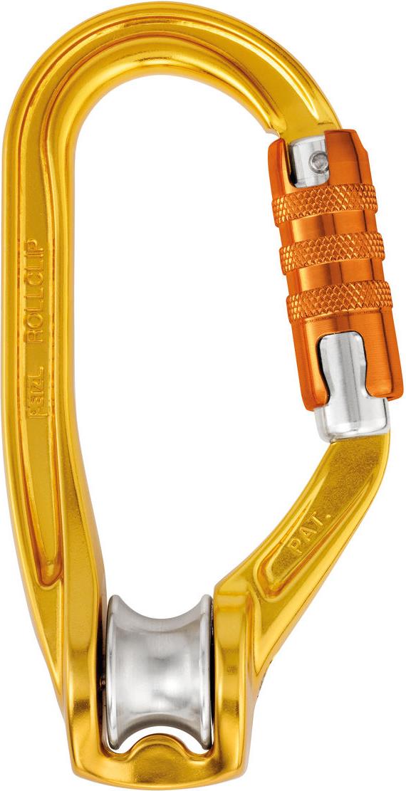 Petzl P74 TL ROLLCLIP TRIACT-LOCK PULLEY Carabiner (P74 TL)