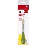 Marabu KiDS Pinsel "Starter Pinsel" Borstenpinsel mit ergonomischem Griff, Pinsel mit Holzstiel, - 1 Stück (0318000000002)