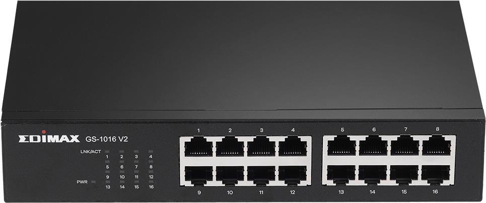 Edimax GS-1016 V2 Gigabit Switch 16 Ports Schwarz