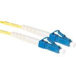 ACT 1.5 meter LSZH Singlemode 9/125 OS2 fiber patch cable simplex with LC connectors. Lc-lc 9/125 os2 sinplex 1.50m (RL9999)
