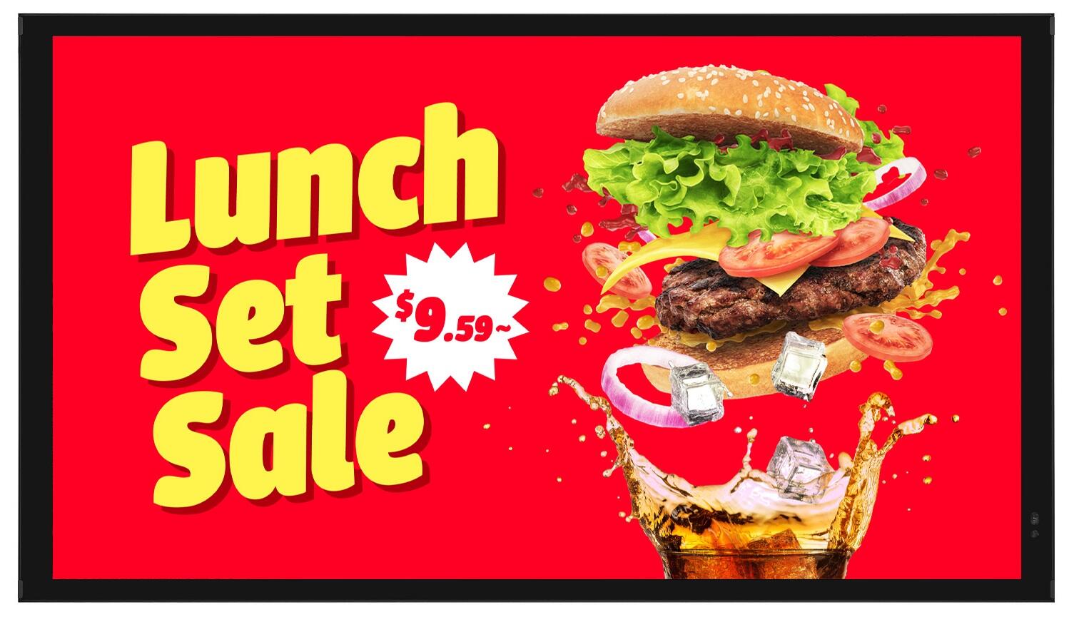 LG 55XE4P-B 55" (140 cm) XE4P Serie Outdoor Digital Signage Display Full HD 4000 cd/m²