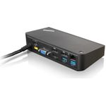 Lenovo 40A40090EU Kabelgebunden USB 3.2 Gen 1 (3.1 Gen 1) Type-A Schwarz (40A40090SA)