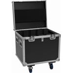 ROADINGER Flightcase 4x Pixel Matrix Panel 5x5 RGB/WW mit Rollen