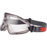 3M Vollsichtbrille inkl. Antibeschlag-Schutz 2891-SG Grau (2891-SG)