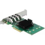 DeLOCK PCI Express x4 Card to 4 x external USB3.0 Quad Channel (89048)