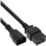 InLine Stromkabel IEC 60320 C14 bis IEC 60320 C19 (16659H)