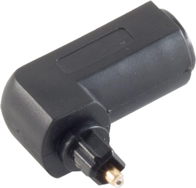 S/CONN maximum connectivity Winkel-Adapter, Toslink-Stecker auf Toslink-Buchse (69056)