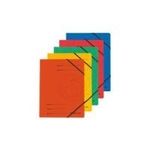 herlitz Eckspanner easyorga, A4, Colorspankarton, sortiert mit 2 praktischen Gummizügen, sortiert in den Farben: - 5 Stück (10902872)