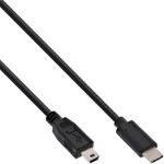 InLine USB-Kabel 5-poliger mini-USB (M) bis USB-C (M) (35751)