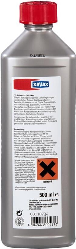 Xavax Universal-Entkalker 500 ml