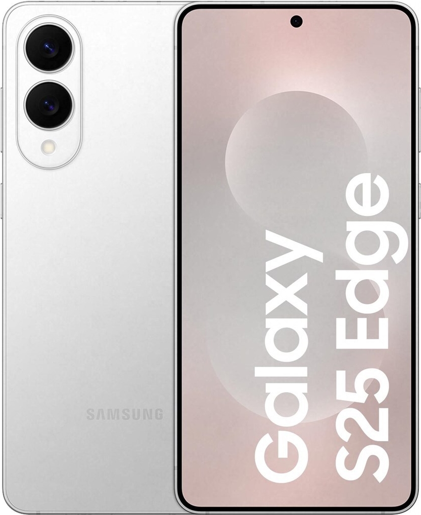 Samsung Galaxy S25 Edge 17 cm (6.7") Dual-SIM Android 15 5G USB Typ-C 12 GB 512 GB 3900 mAh Silber [Energieklasse A] (SM-S937BZSGEUE)