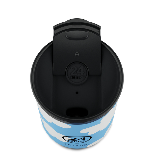 24Bottles Travel Tumbler Daydreaming 350 ml Blau, Weiß