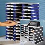 styrodoc trio Polystyrol Schwarz - Grau Box & Organizer zur Aktenaufbewahrung (268-0303-98)