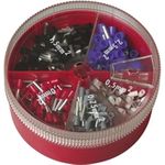 Cimco 187606 Aderendhülsen-Sortiment Teilisoliert 1 Set (187606)