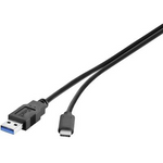 Renkforce RF-3241264 USB Kabel 0,15 m USB 3.2 Gen 1 (3.1 Gen 1) USB A USB C Schwarz (RF-3241264)