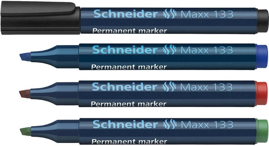 SCHNEIDER Permanentmar 133 4er sort. (113394)