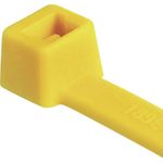 HellermannTyton Standard-Kabelbinder, innenverzahnt (L x B) 210 mm x 4.6 mm T80R-N66-YE-C1 Farbe: Gelb 100 St. HellermannTyton (116-08014)