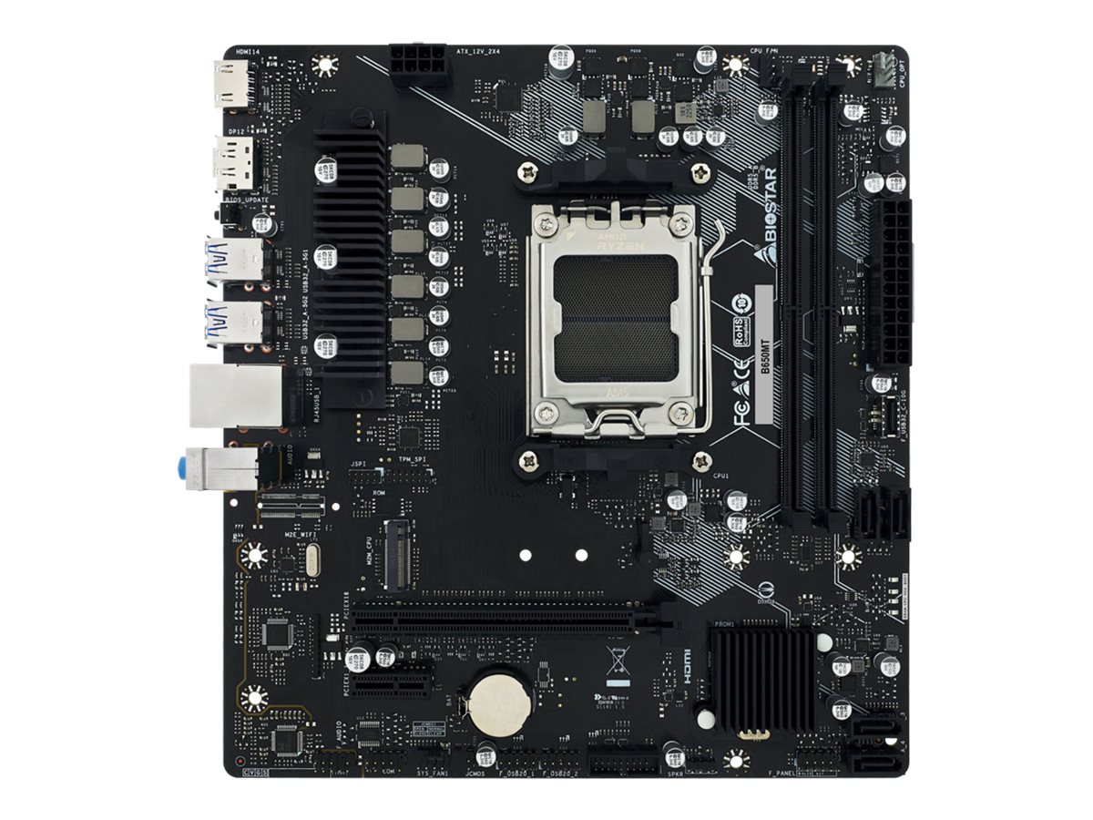 Biostar B650MT Mainboard AMD B650 Socket AM5 Micro ATX