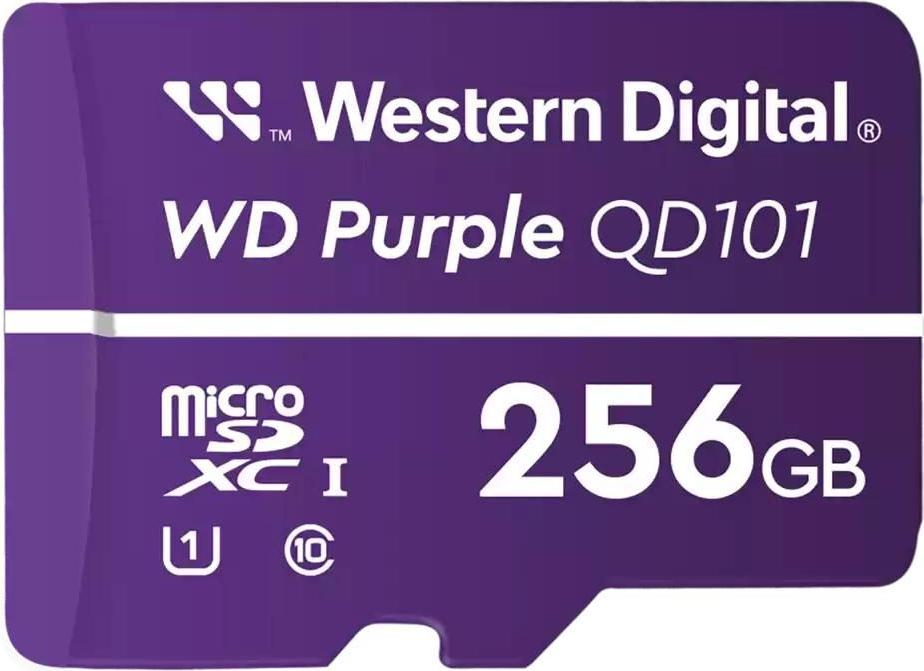 SD-Card micro 256GB WD SDXC purple 3D NAND Flash,lila, UHS-I (WDD256G1P0C-85AEL0)