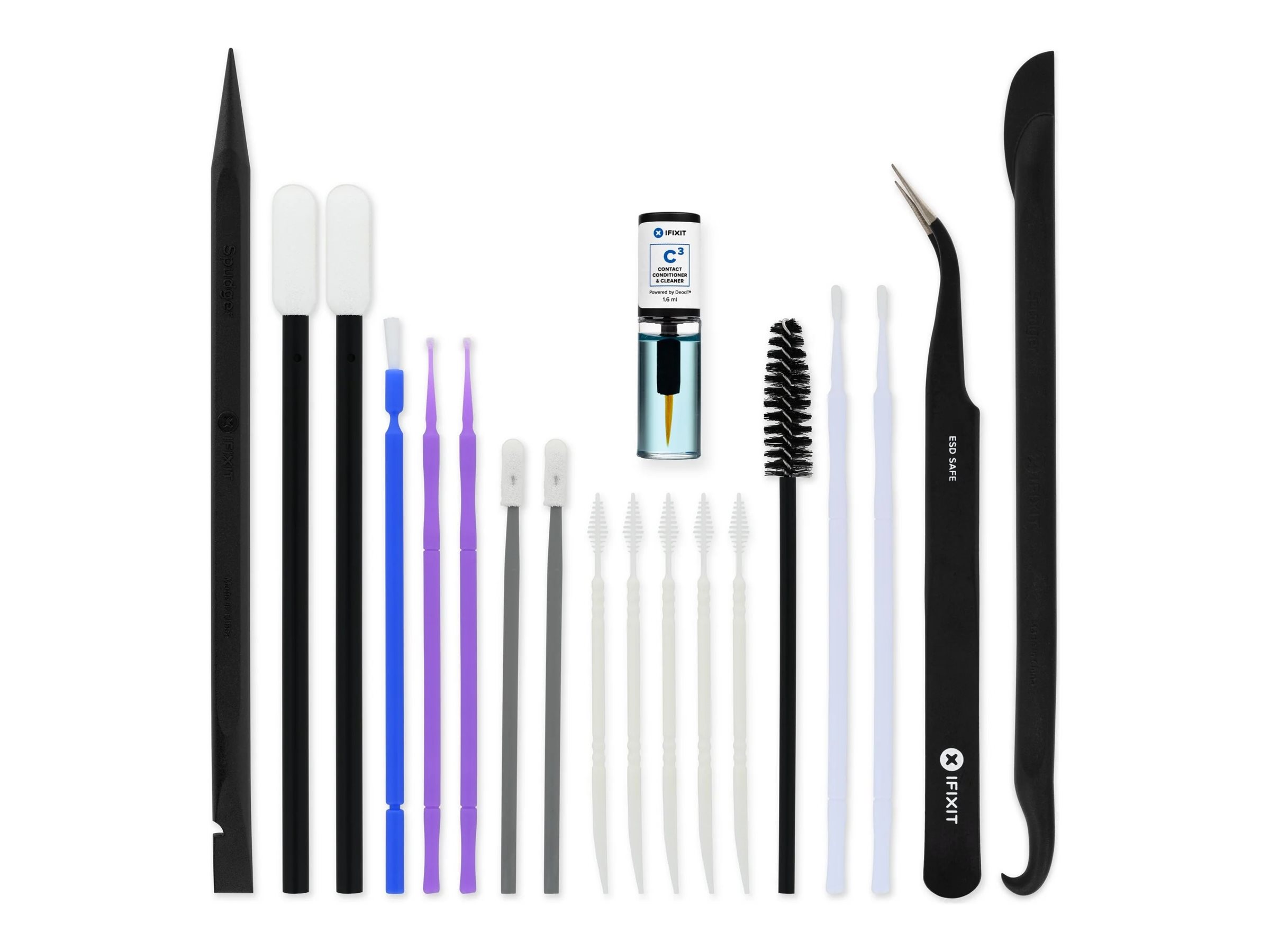 iFixit Präzisions-Reinigungsset IF145-523-1 Blau, Schwarz, Weiß
