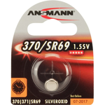 ANSMANN Silberoxid-Knopfzelle, 1,55V, 370/SR69 (1516-0018), 1er-Blister (1516-0018)