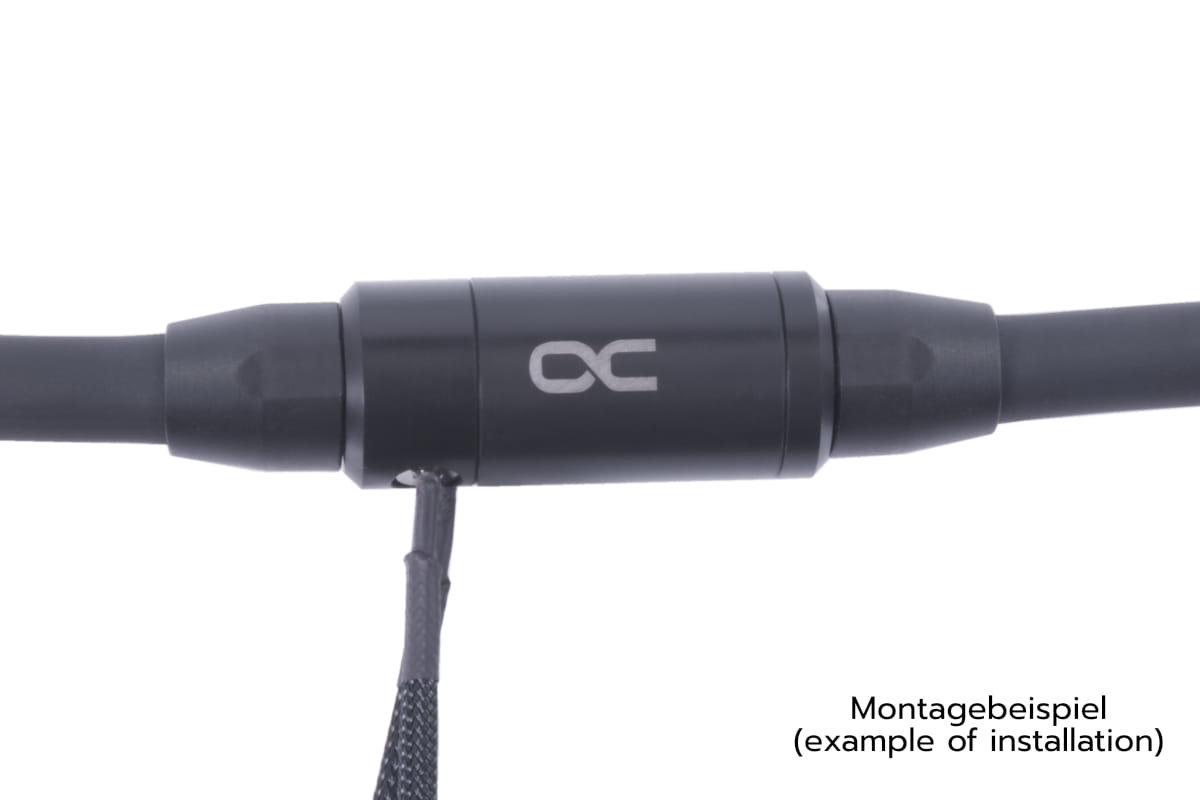 Alphacool 17558 Durchflussanzeiger Acetal 1/4" Schwarz