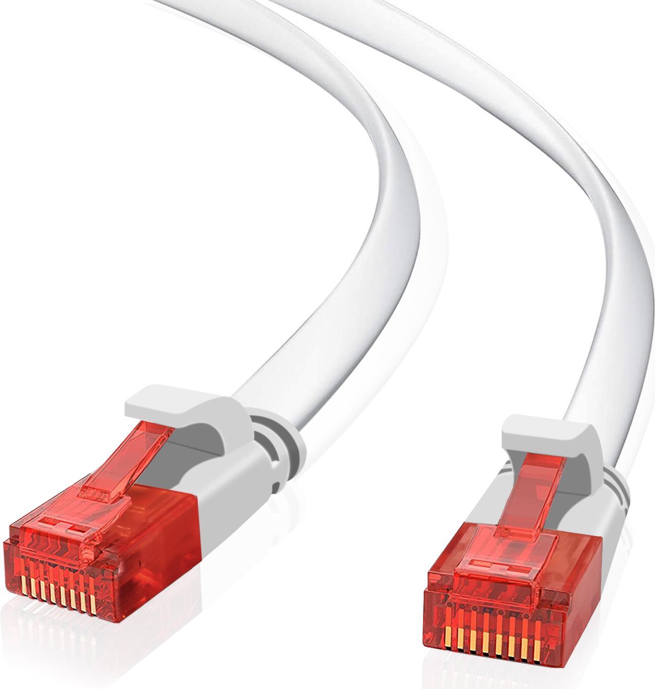 HERWECK Helos Ultra Slim - Patch-Kabel - RJ-45 (M) bis RJ-45 (M) - 2 m - UTP - geformt, ohne Haken,