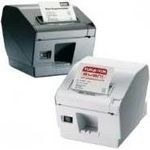 Star Micronics Star TSP743II-24, 8 Punkte/mm (203dpi), Cutter, weiß Bondrucker, Thermodirekt (zweifarbig), Auflösung: 8 Punkte/mm (203dpi), variable Papierbreite (58/82,5/80mm), Druckbreite (max.): 80mm, 250mm/Sek., inkl.: Cutter, ESC/POS, Star, separat bestellen: Netzteil, Schnittstelle, weiß (39442400) (geöffnet)