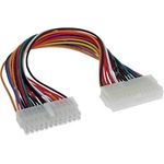 InLine® Strom Verlängerung intern, 24pol St/Bu, Netzteil zu Mainboard, 20cm (26629K)