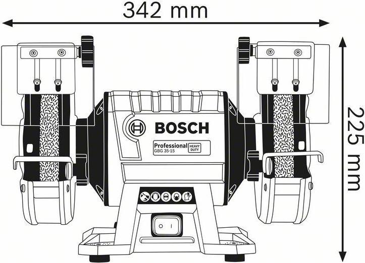 Bosch Doppelschleifmaschinen GBG 35-15 Professional (060127A300)