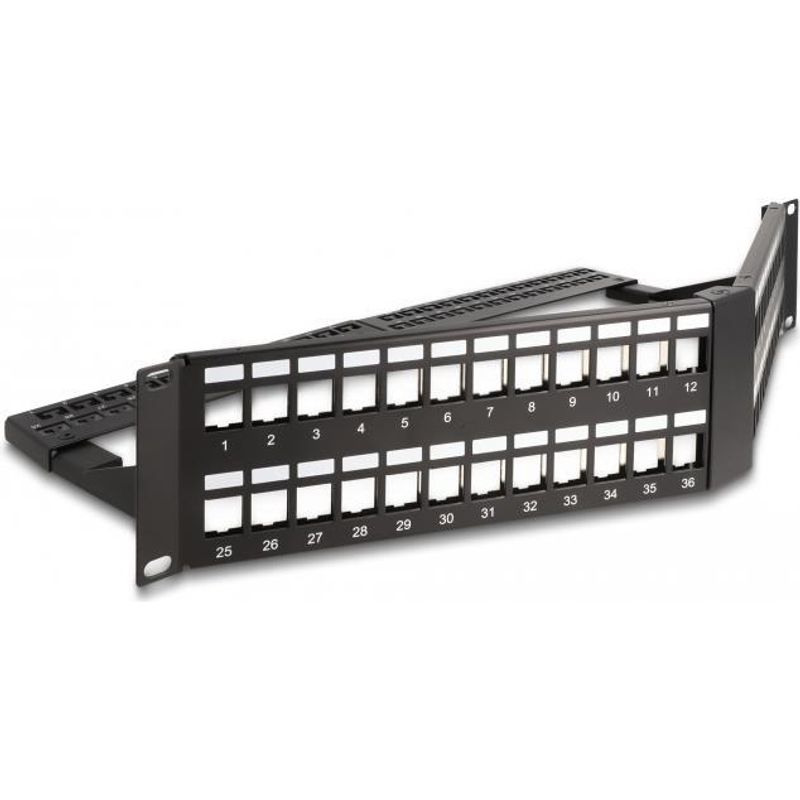 DeLOCK 66977 Rackeinbau 2U Schwarz Metall 260 mm 