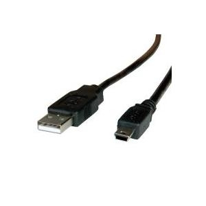 ROLINE USB 2.0 Kabel, Typ A - 5-Pin Mini 0,8m (11.02.8708)