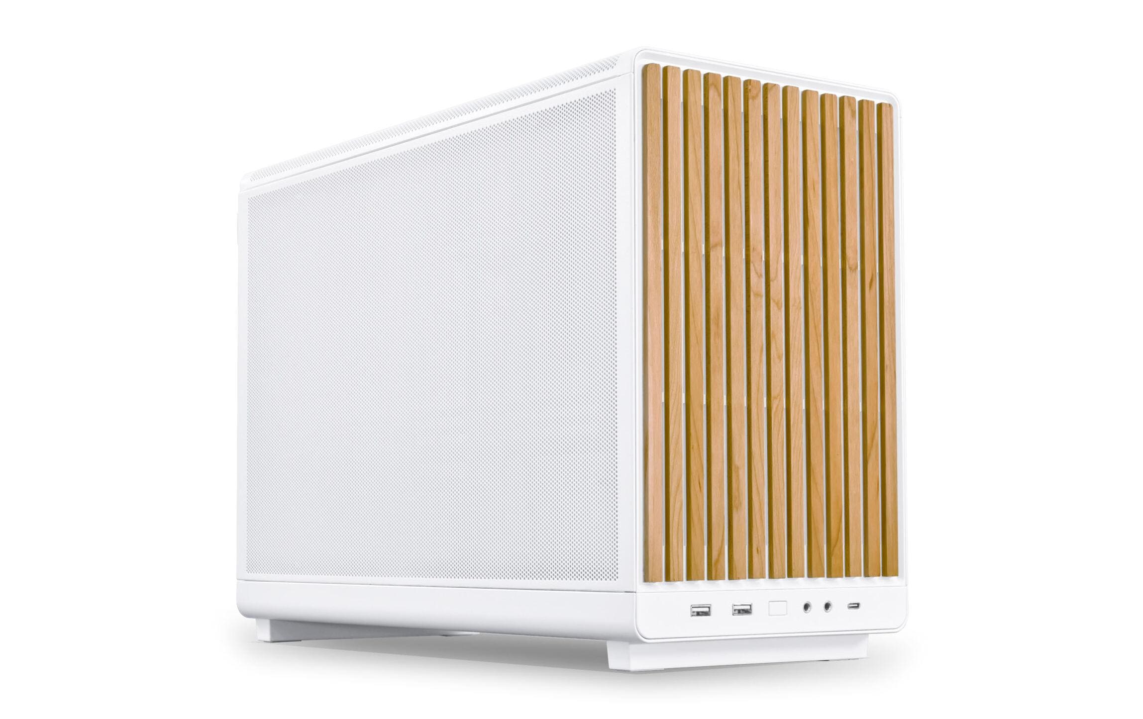 Lian Li A3-mATX Wood Edition Micro-ATX PC-Gehäuse Buche Weiß