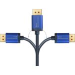 Alcasa 4860-SF010B Videokabel-Adapter 1 m DisplayPort HDMI Blau (4860-SF010B)