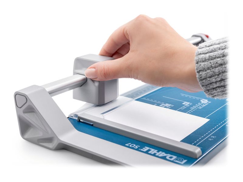 Dahle 507 Generation 3 Papierschneidemaschine 0,8 mm 8 Blätter 320 mm Blau, Silber