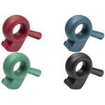 helit Handabroller "the bagel" für Verpackungsklebeband schwarz, aus recyceltem Kunststoff, passend für Klebebänder - 1 Stück (H6380095)