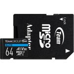 Flash card Micro-SD 64GB-XC Team Elite A1 V30 - Micro SD (TEAUSDX64GIV30A103)
