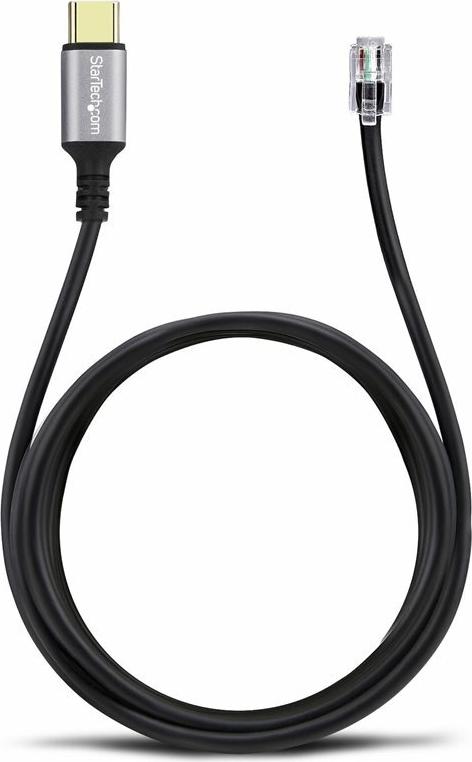 Startech UR9-HEADSET-ADAPTER USB-C zu RJ9 Headsetadapter 1,8 m Schwarz