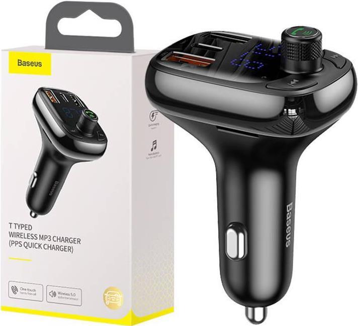 Auto-Bluetooth-MP3-Player Baseus T-förmig S-13 Schwarz OS (CCMT000101)
